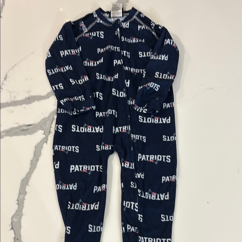 Patriots Baby Onesie Pajamas